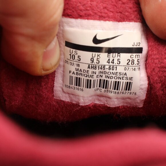 Nike Air Max 1 Burgundy Teal 2018 Men's Size 10.5 Athletic Sneakers AH8145-601 - Picture 3 of 10